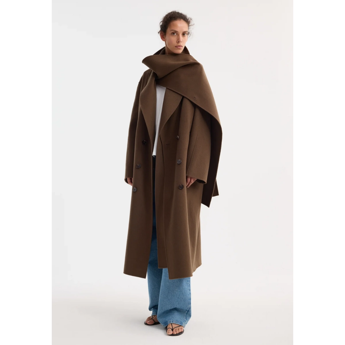 Róhe Signature Double-faced Scarf Coat, €1,295