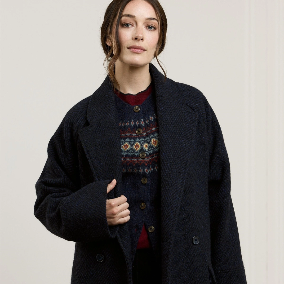 Magee 1866 Sophie Tweed Oversized Coat, €850