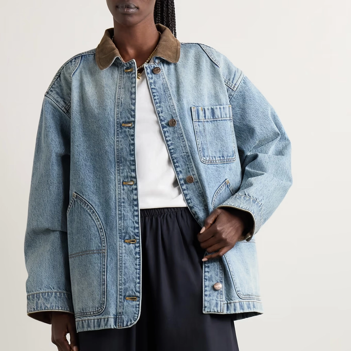 DOEN Trimmed Denin Jacket, €576