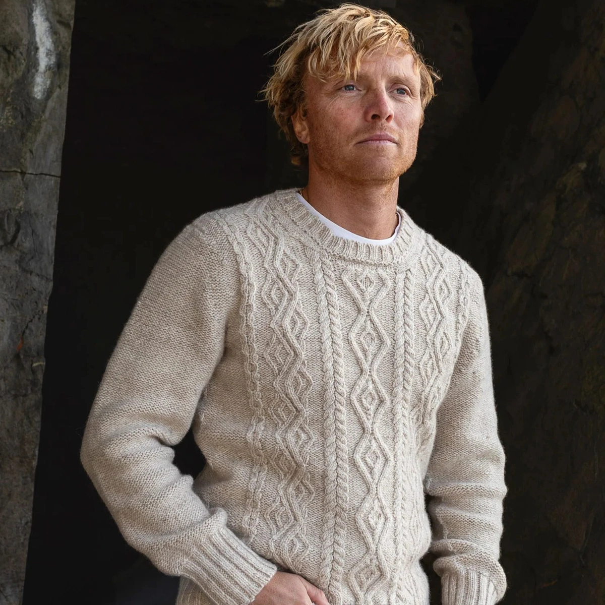 Inis Meáin 100% Cashmere Aran Sweater, €1,345