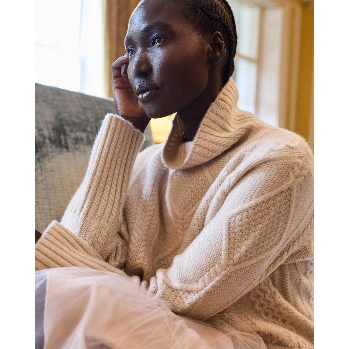 Madigan Flaithiúlach Cashmere Aran Sweater, €950