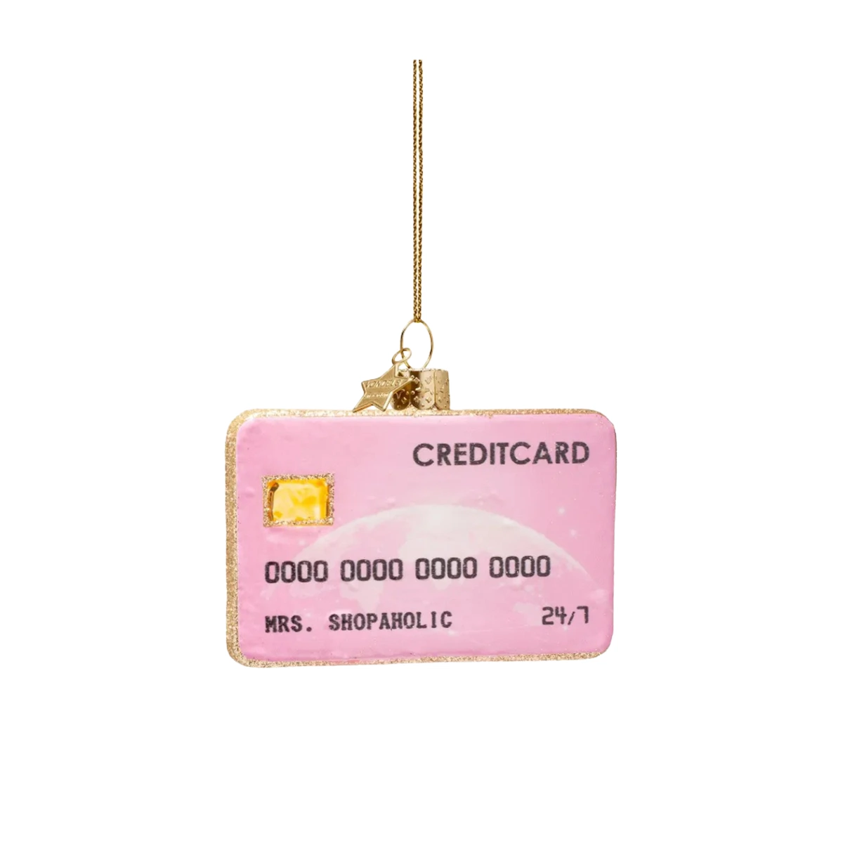Avoca Mrs. Shopaholic Credit Card Tree Ornament, €15.95