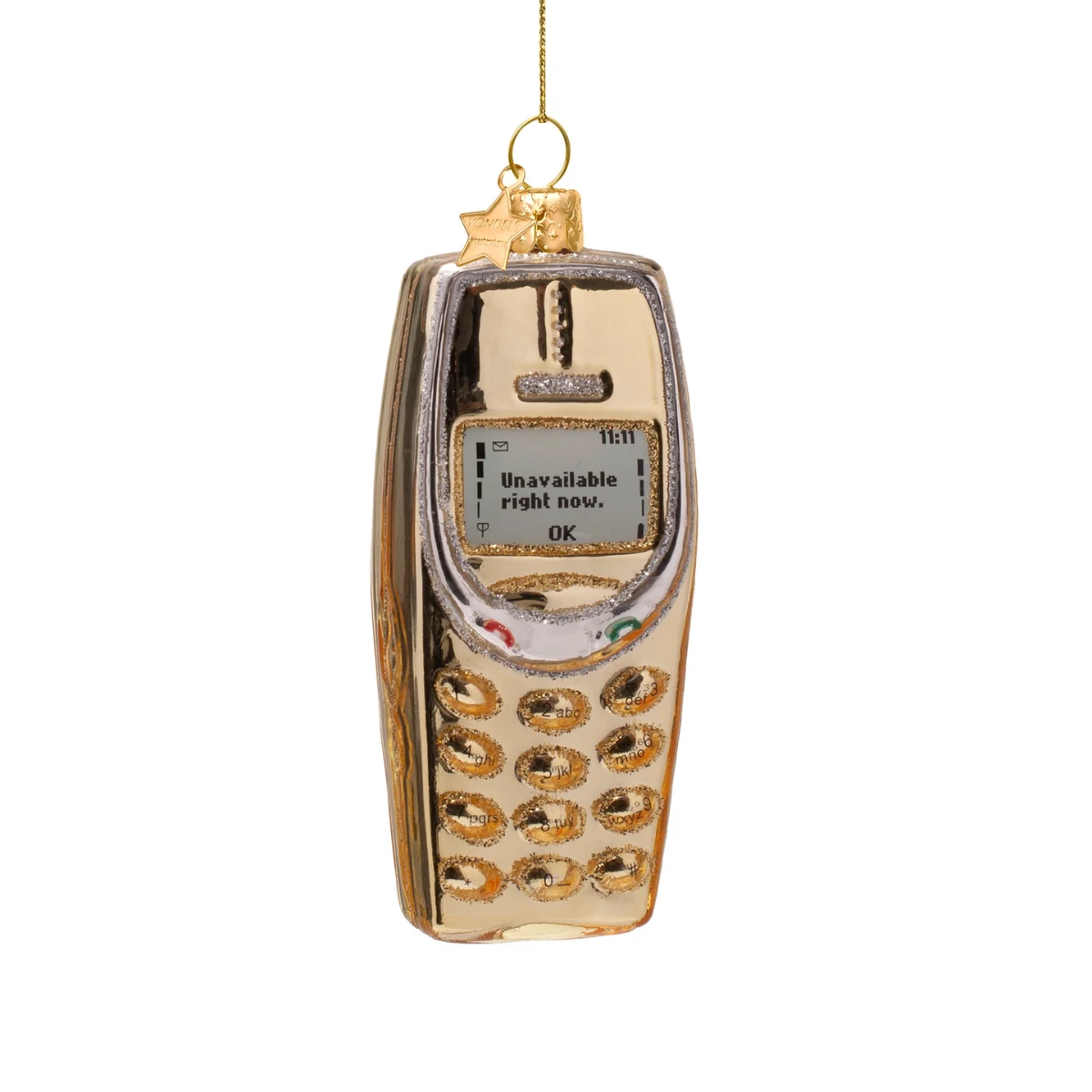 April and The Bear Gold Nokia Christmas Decoration, €16.95
