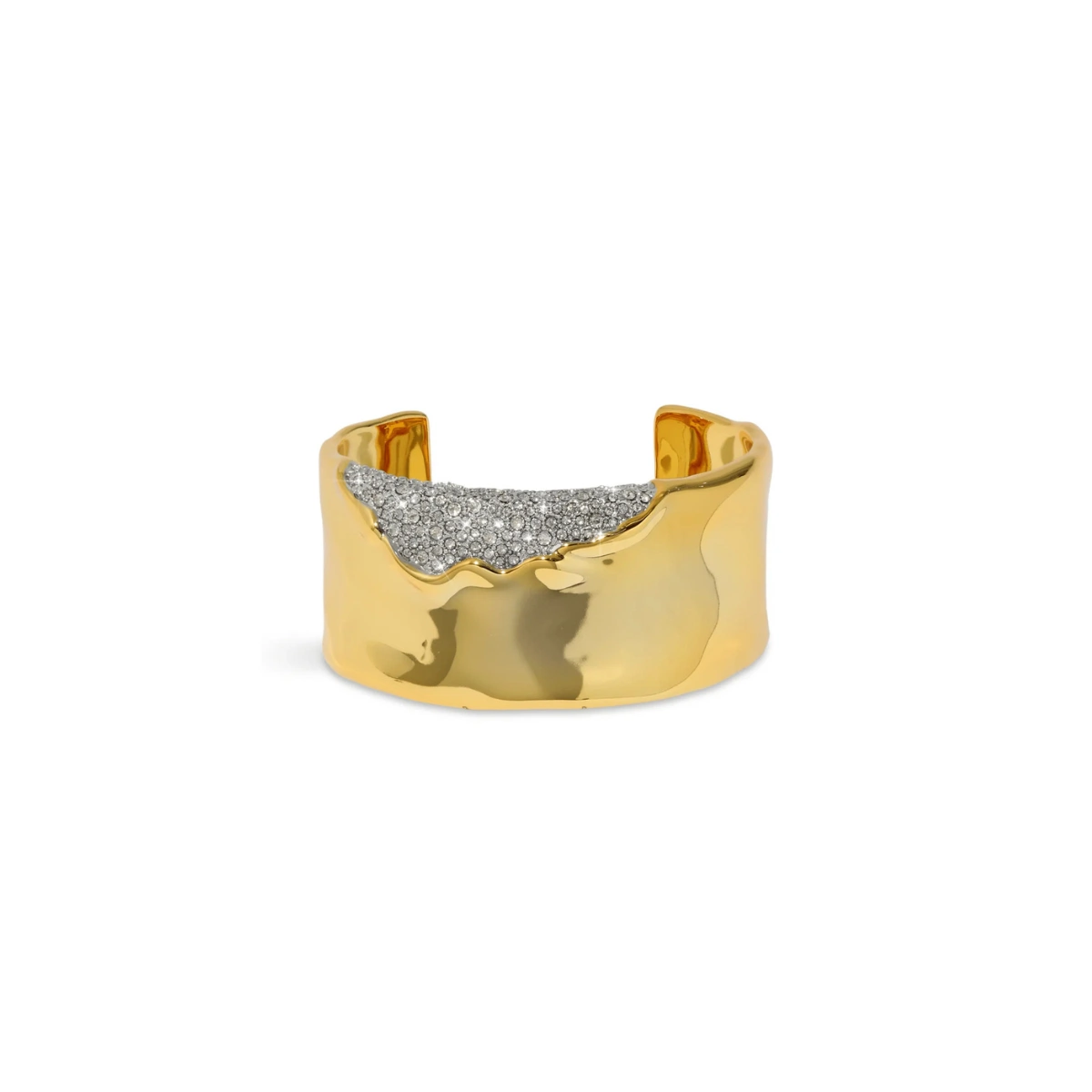 Alexis Bittar Solanales Gold Crystal Wide Cuff, €300