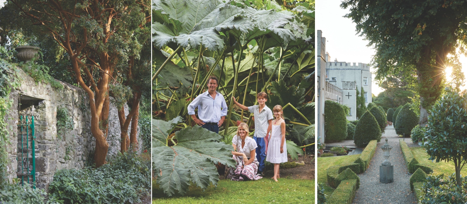Inside the grounds of Glin Castle in Co Limerick