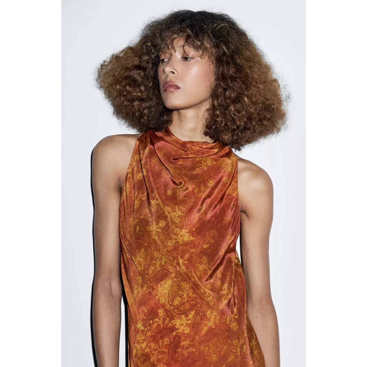 Massimo Dutti Long Flowing Printed Dress, €99.95