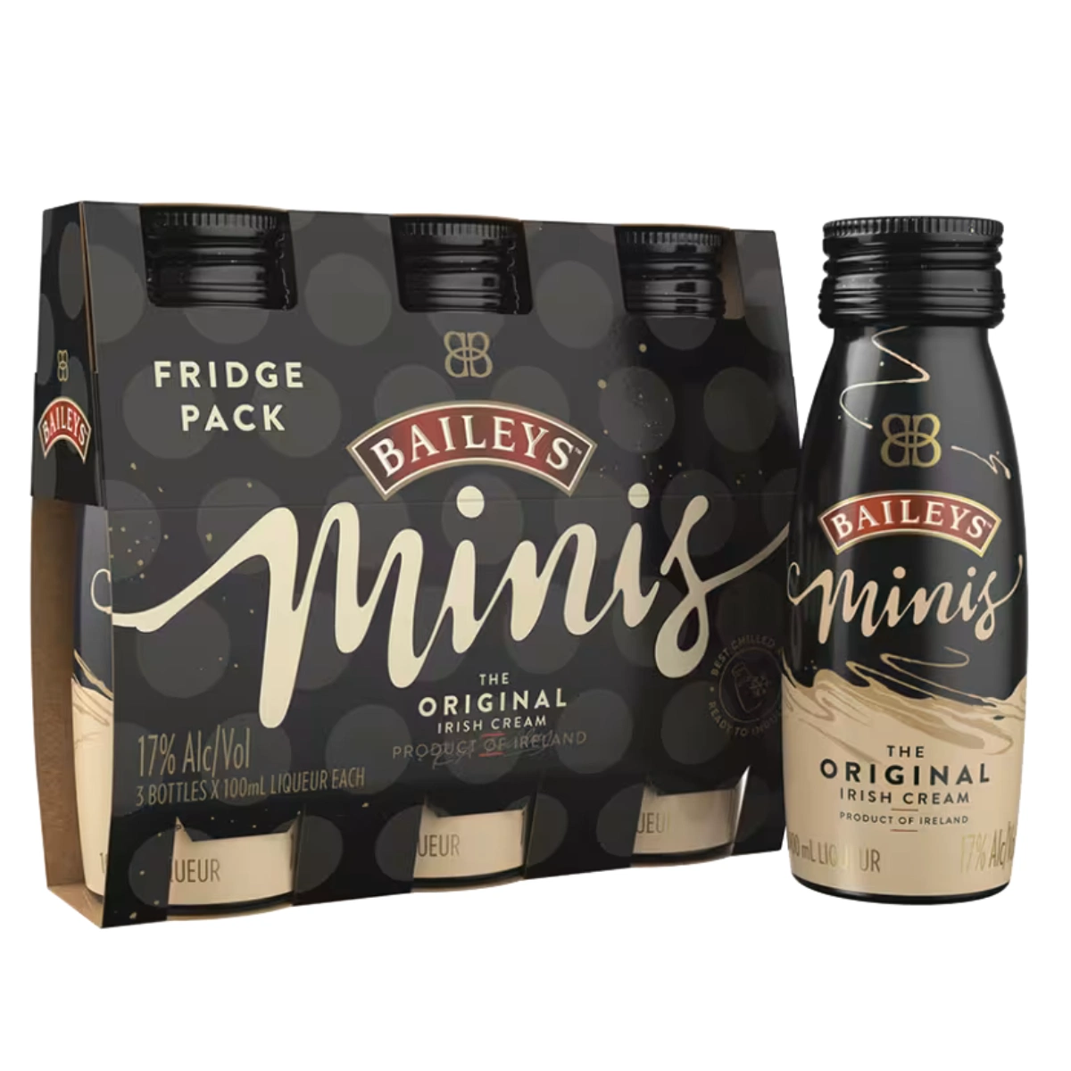 Baileys Original Minis Irish Cream Liqueur, €11