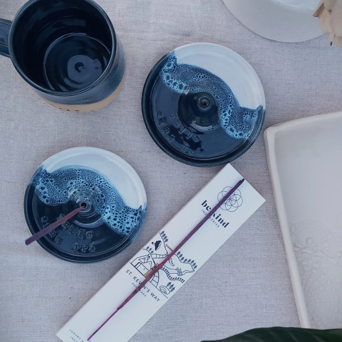 Heron & Haven Irish Round Ceramic Incense Burner, €19.50