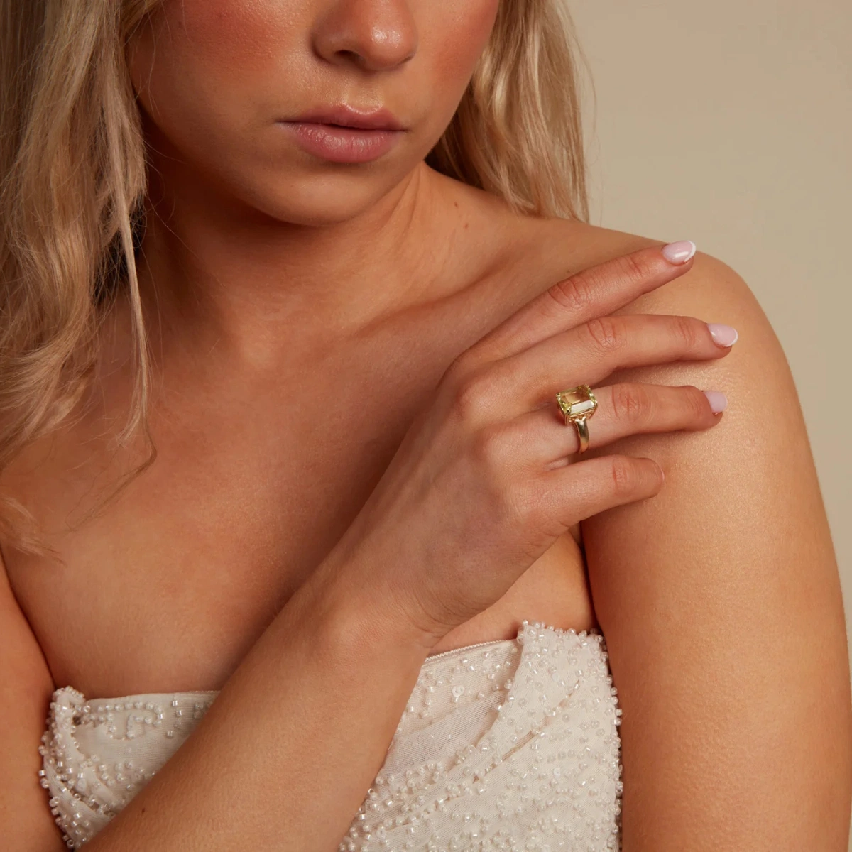 Seoidin Citrine Solitaire Ring, €399