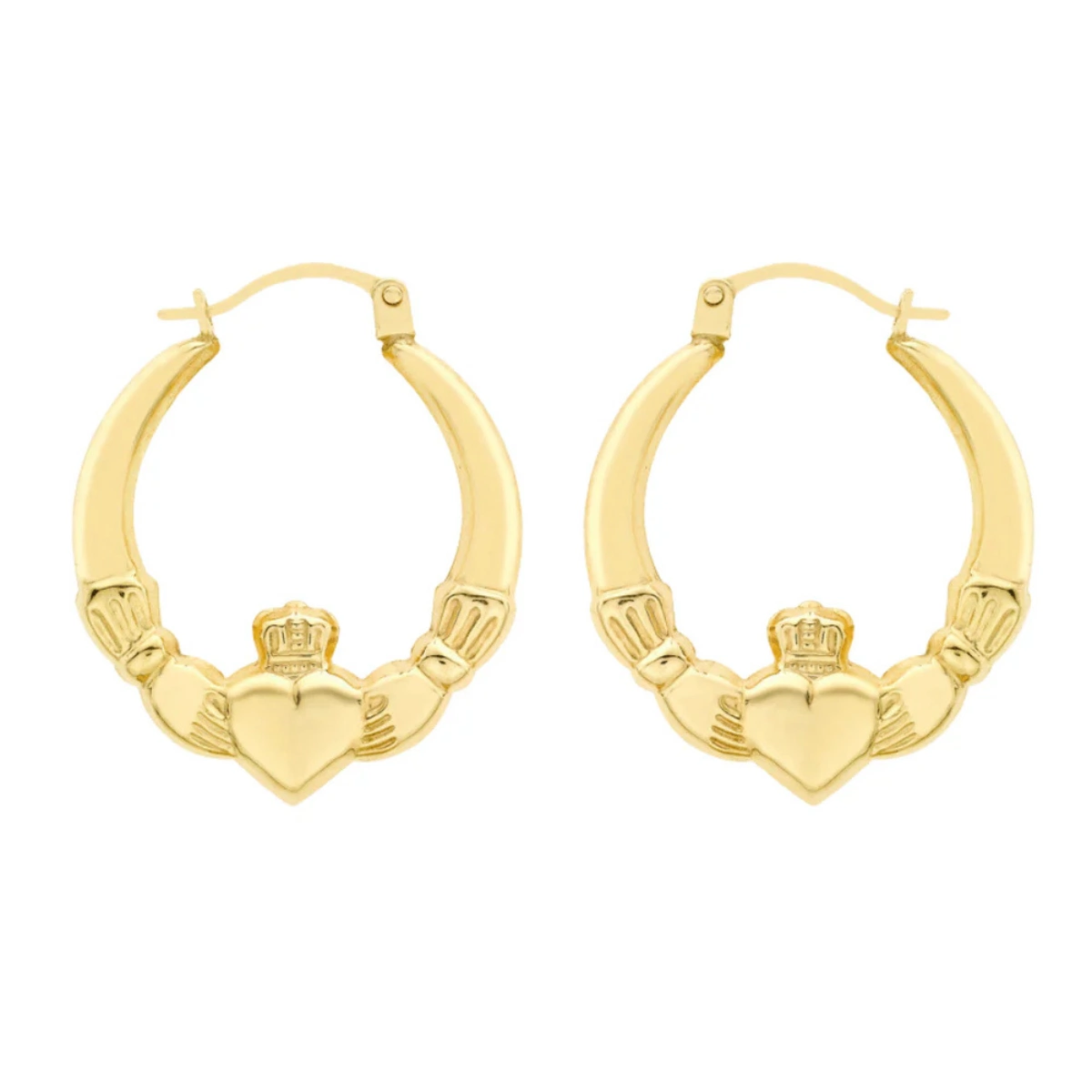 Ór Jewellery 9ct Gold Claddagh Hoop Earrings, €195