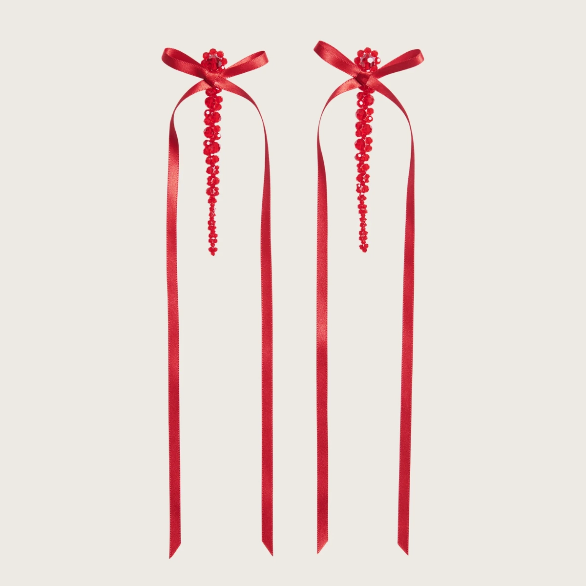 Simone Rocha Bow Ribbon Drip Earrings, €335