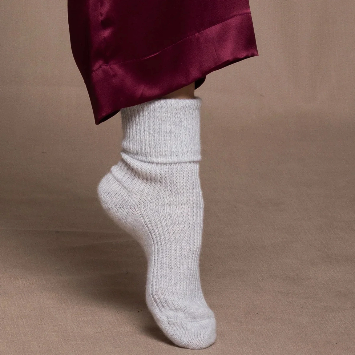 Madigan Cashmere Bed Socks, €70