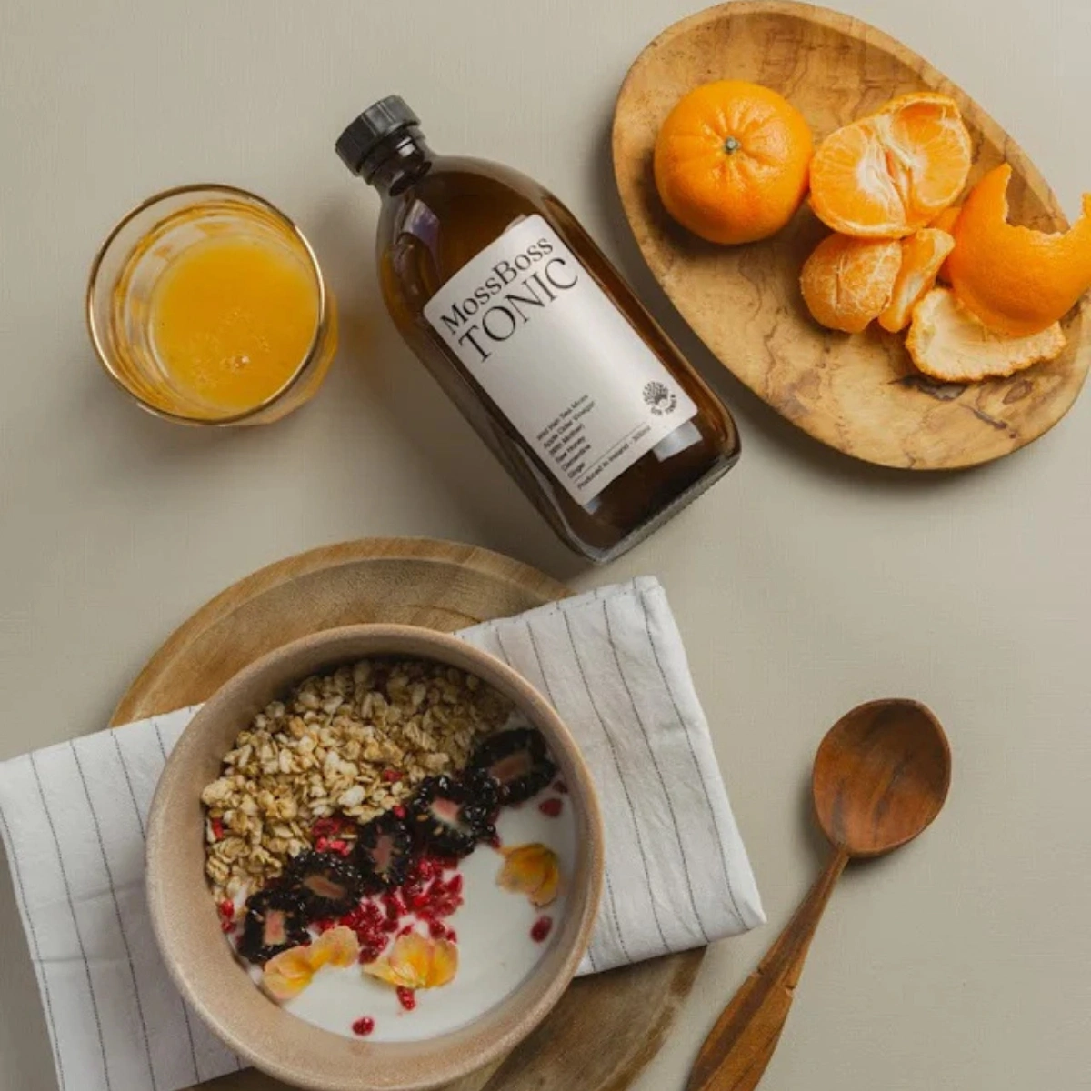 Moss Boss Tonic Turmeric & Ginger, €21.95