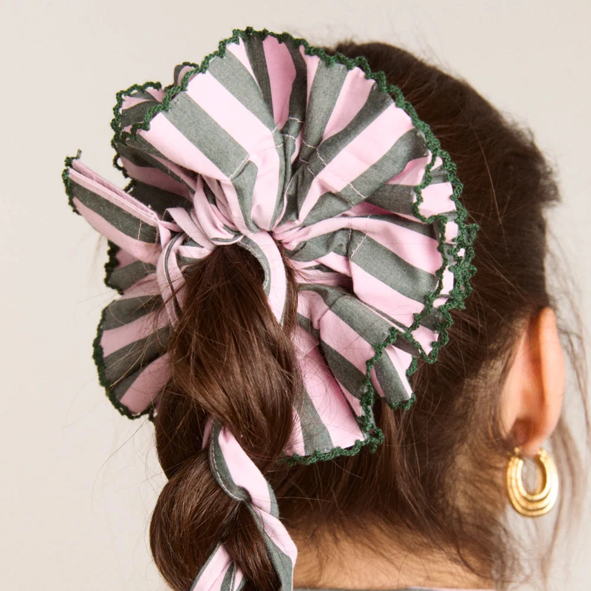 Damson Madder Garter Bun Wrap, €40