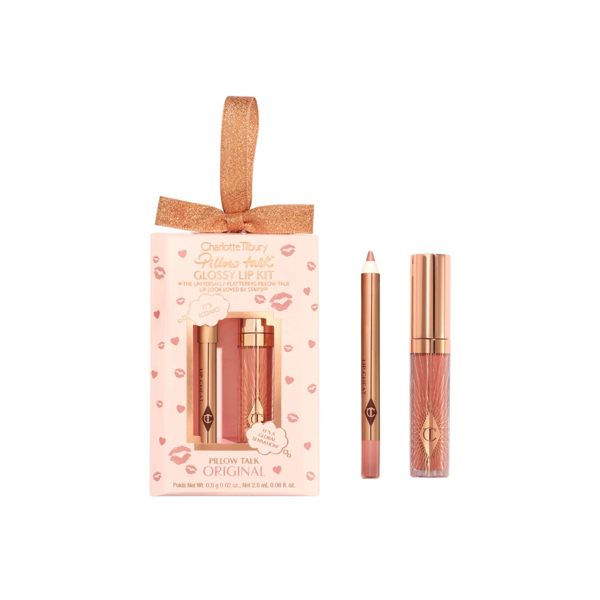 Charlotte Tilbury Pillow Talk Mini Glossy Lips Duo Gift Set, €26