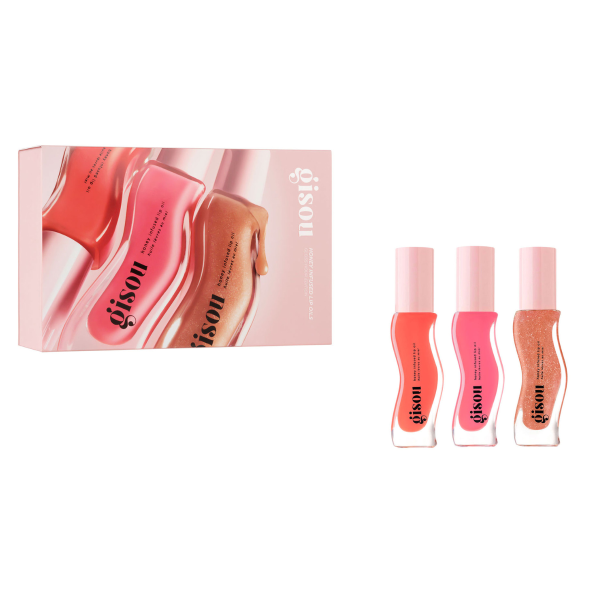 Gisou Honey Infused Lip Oils, €58