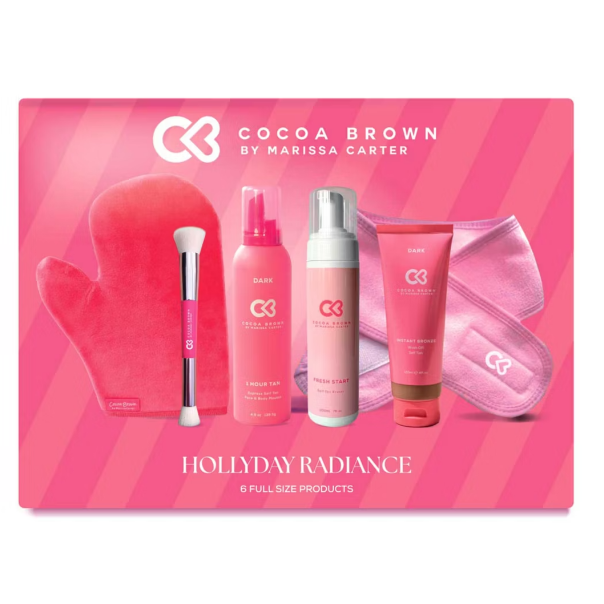 Cocoa Brown Hollyday Radiance Set, €61