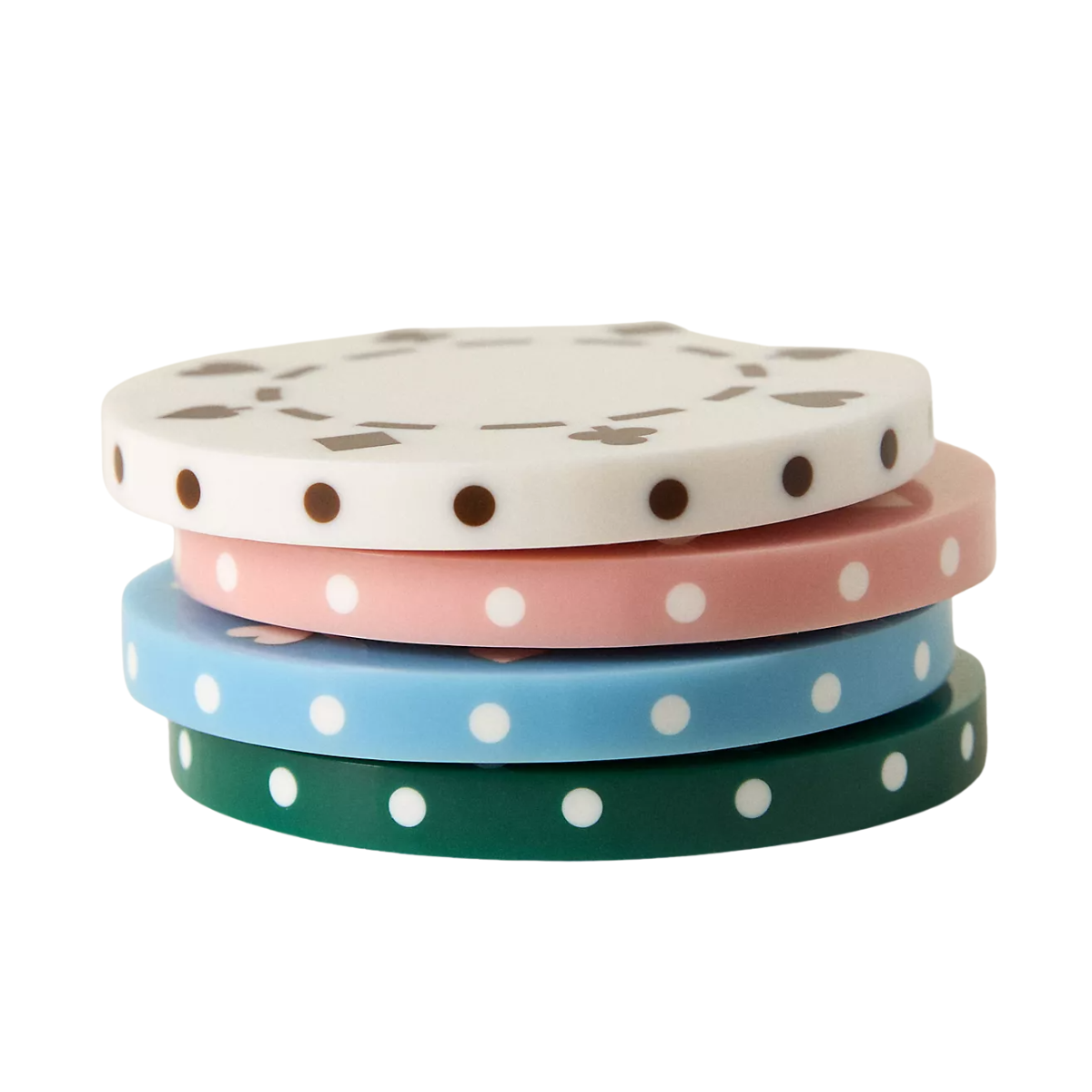 Anthropologie Resin Poker Chip Coasters, €40