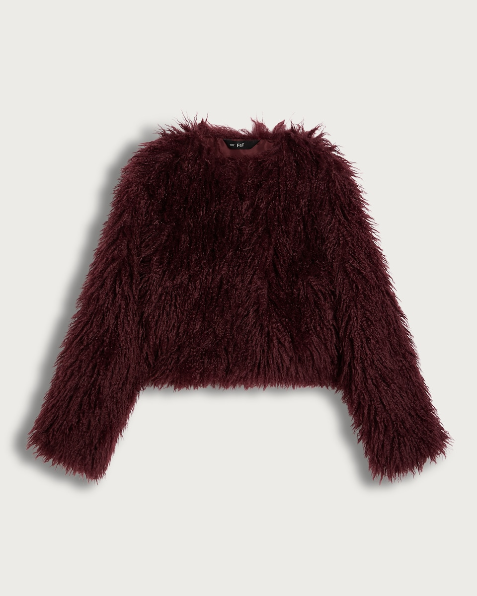 The F&F Edit Faux Fur Cropped Jacket, €68