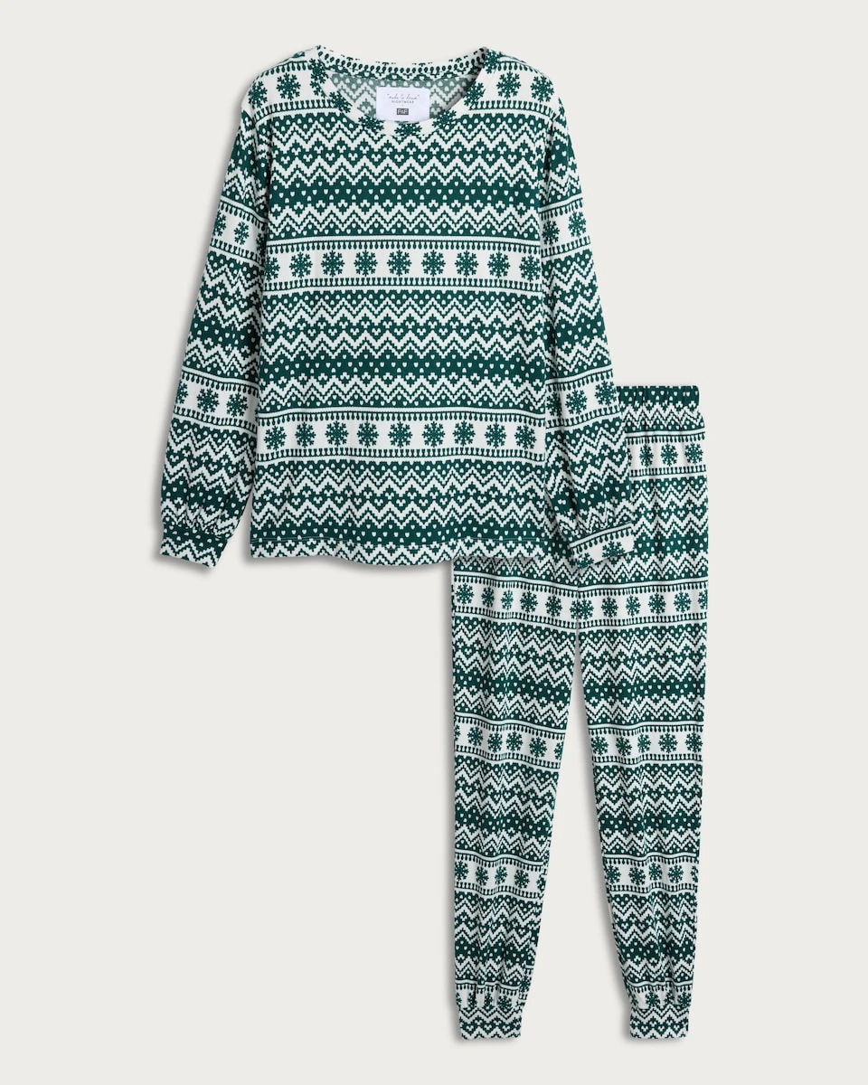 F&F Fair Isle Print Top and Bottoms Pyjamas, €18