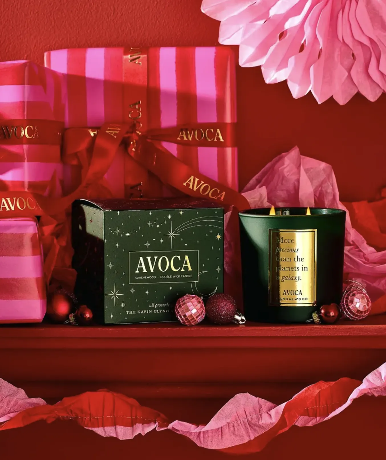 Avoca & Gavin Glynn Charity Sandalwood scented candle, €29.95