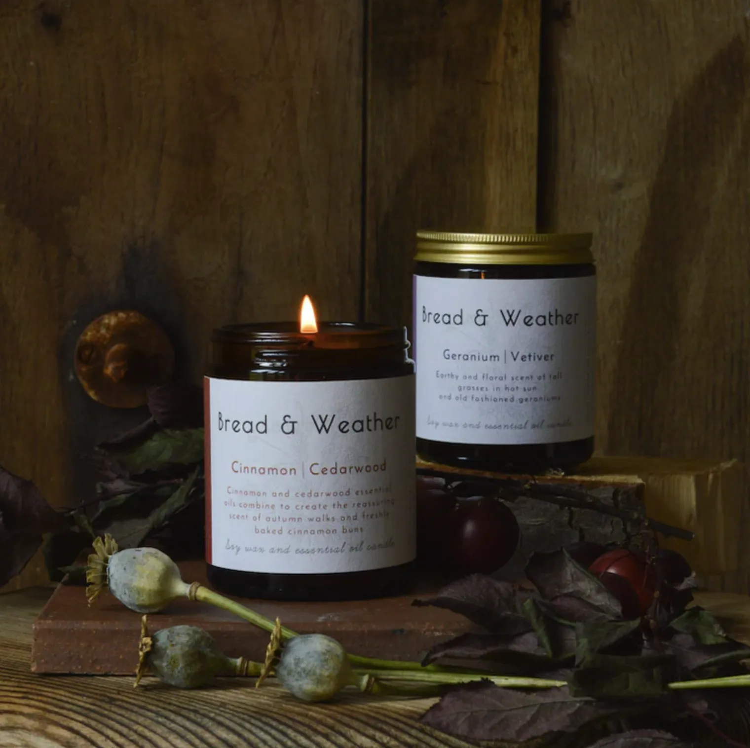 Bread & Weather Cinnamon & Cedarwood candle, €26