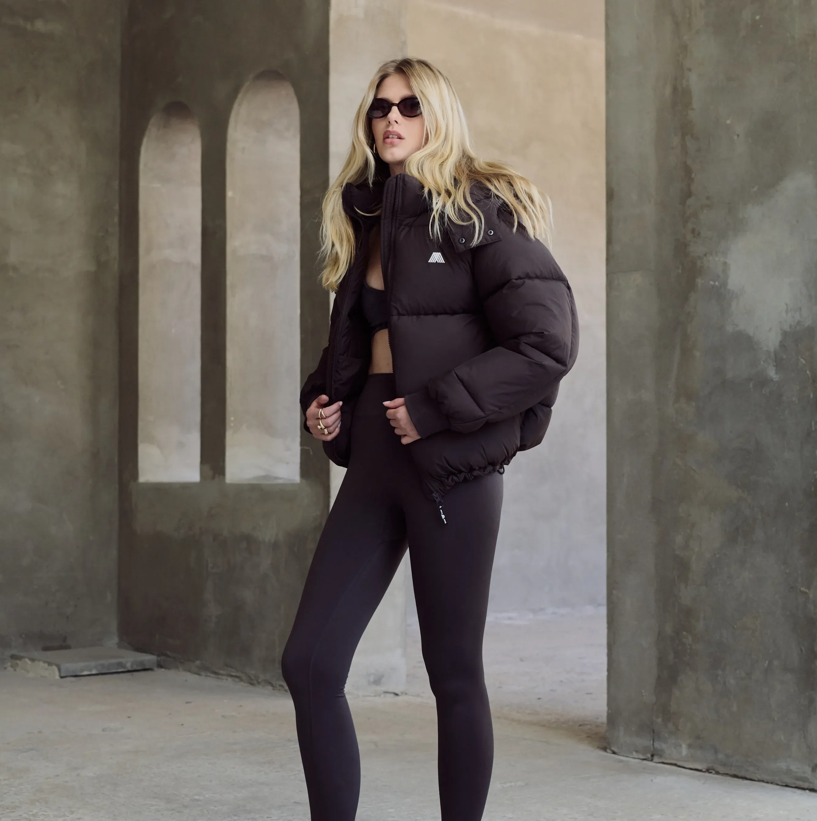 HUDSON Puffer Jacket Dark Chocolate, €120