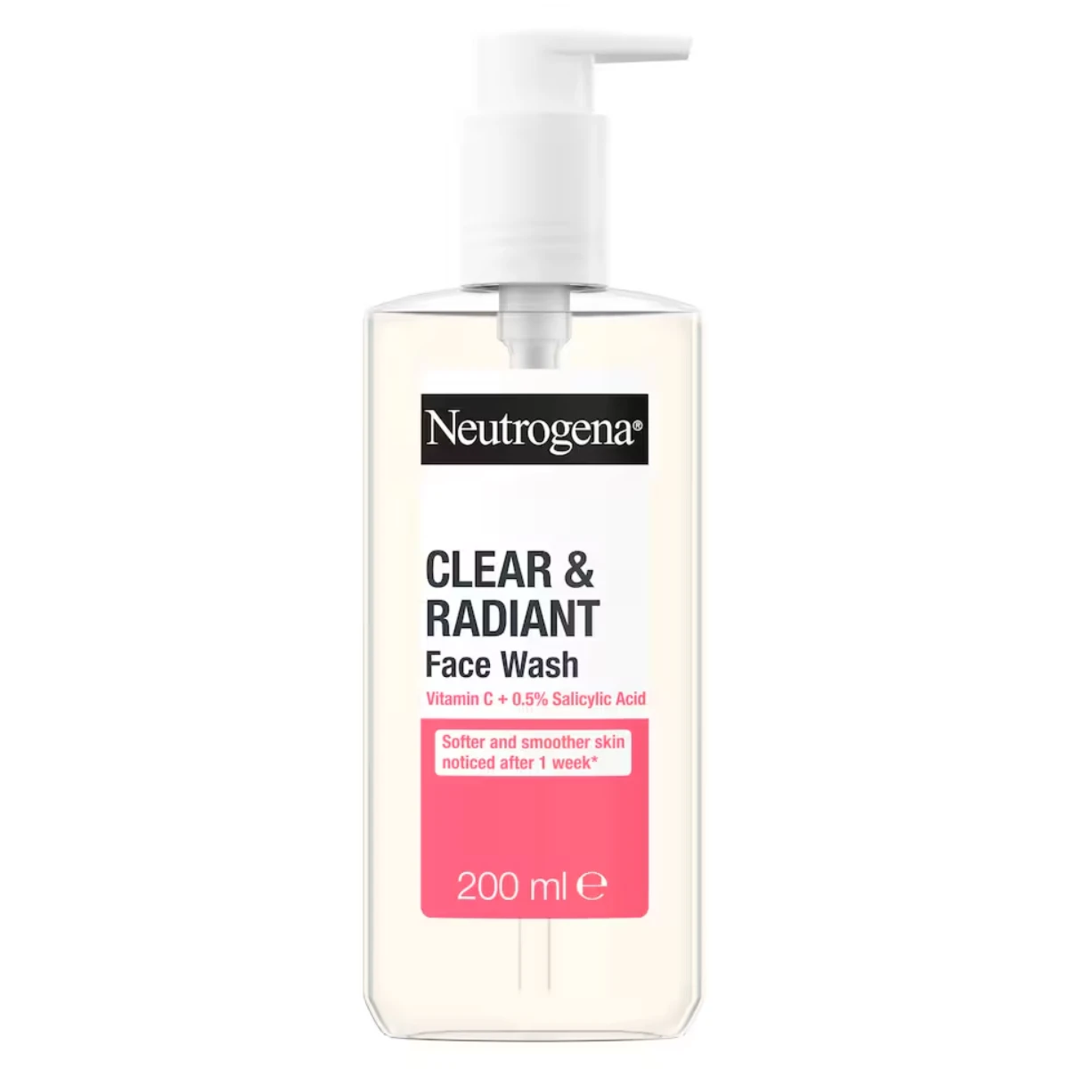 Neutrogena Clear and Radiant Face Wash, €6.30