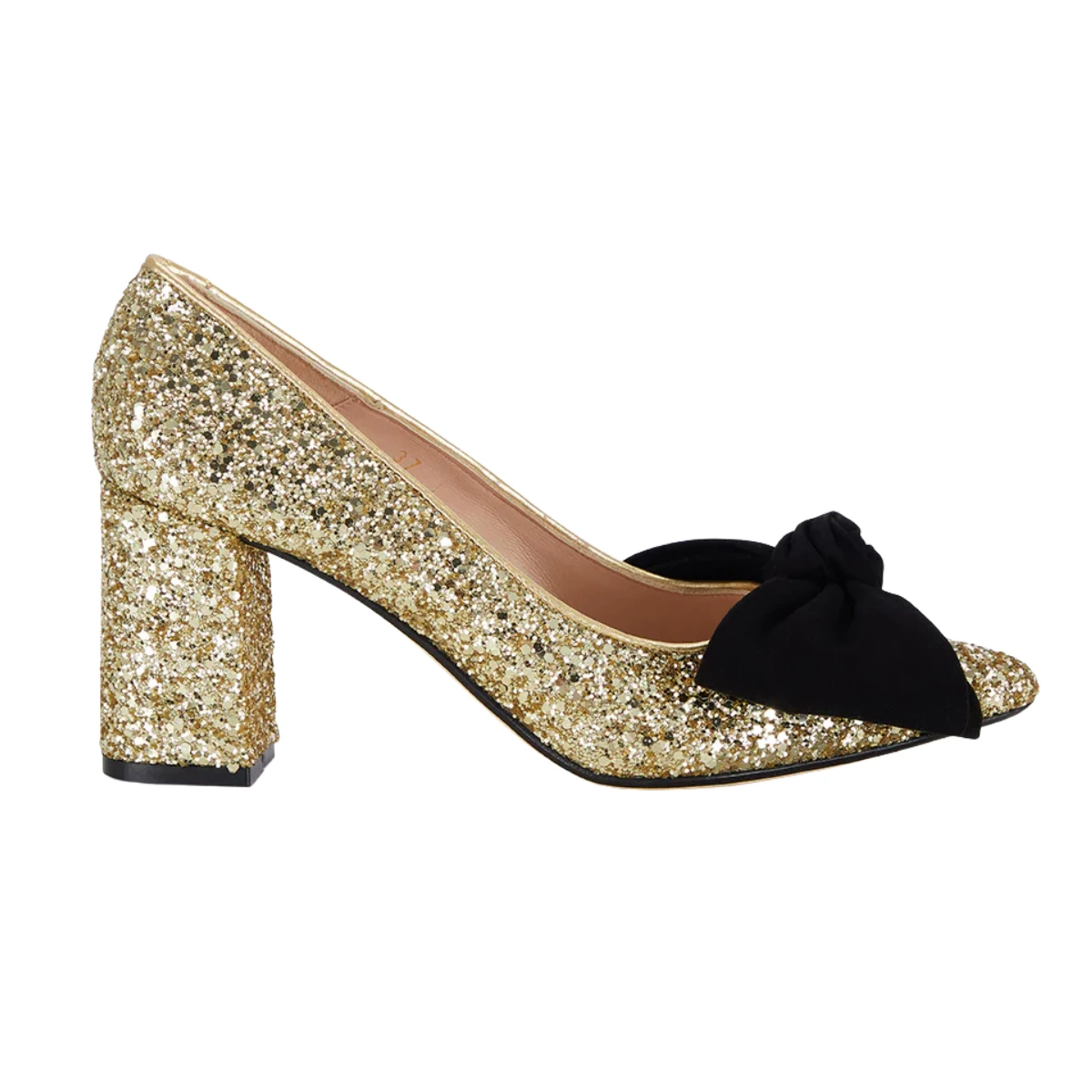 Nicki Hoyne Glitter Bow Pump Heel, €230