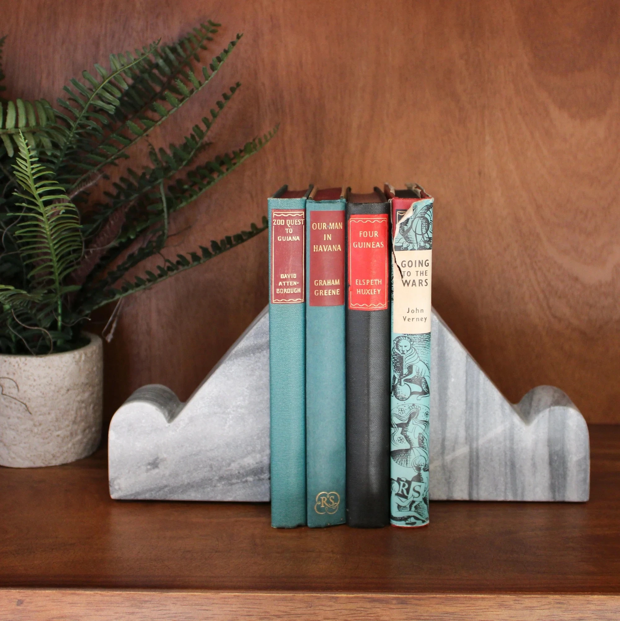 Grey Marble Bookends, €75, Oriana B.