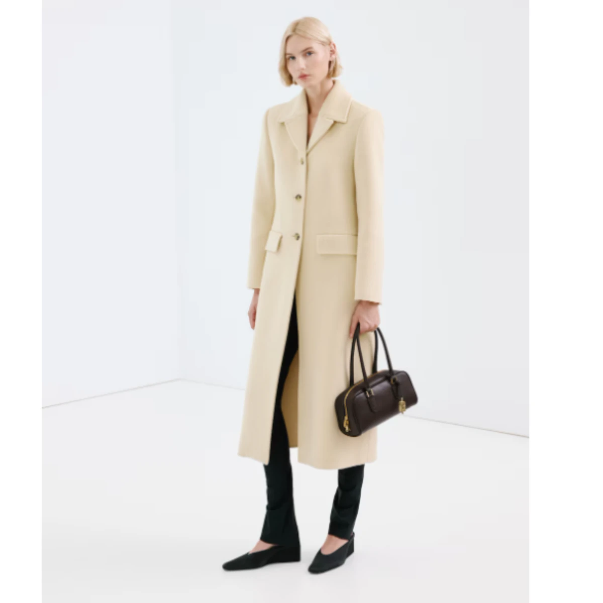 Mango Wool Button Coat, €199.99