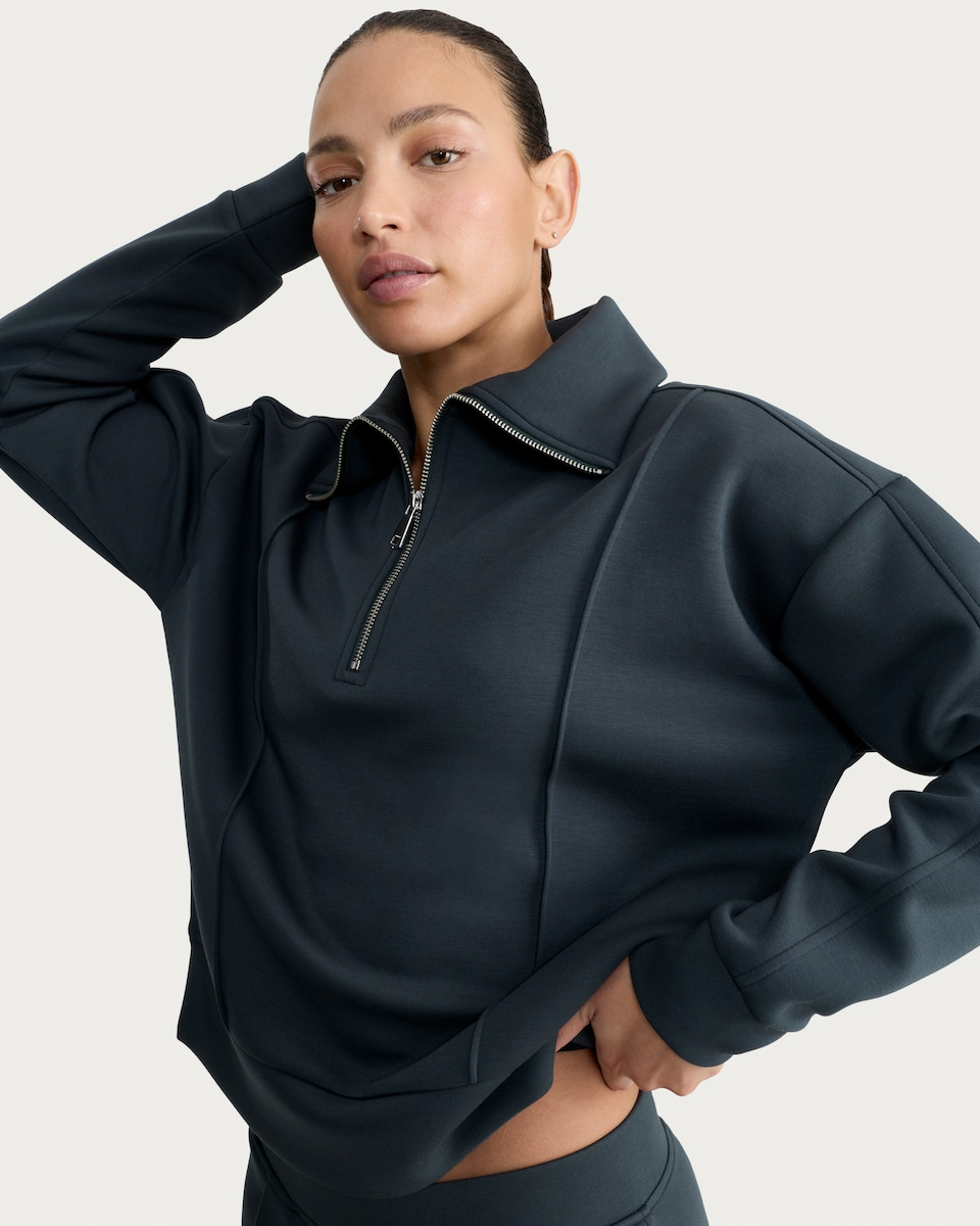 F&F Active AFTERCLASS Half Zip Co-ord Sweatshirt in Green, €29