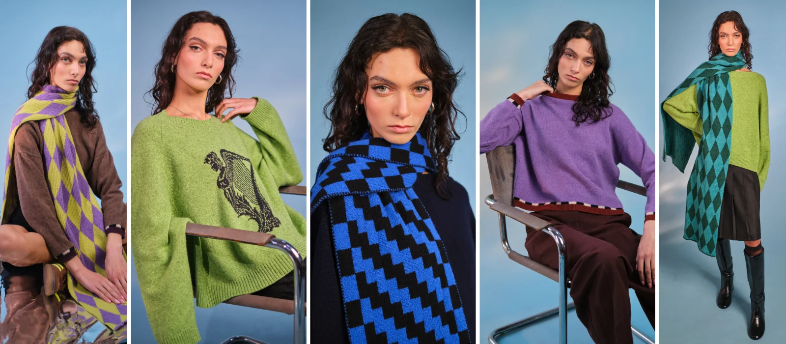 The one-woman brand bringing a playful splash of colour to Irish heritage knitwear