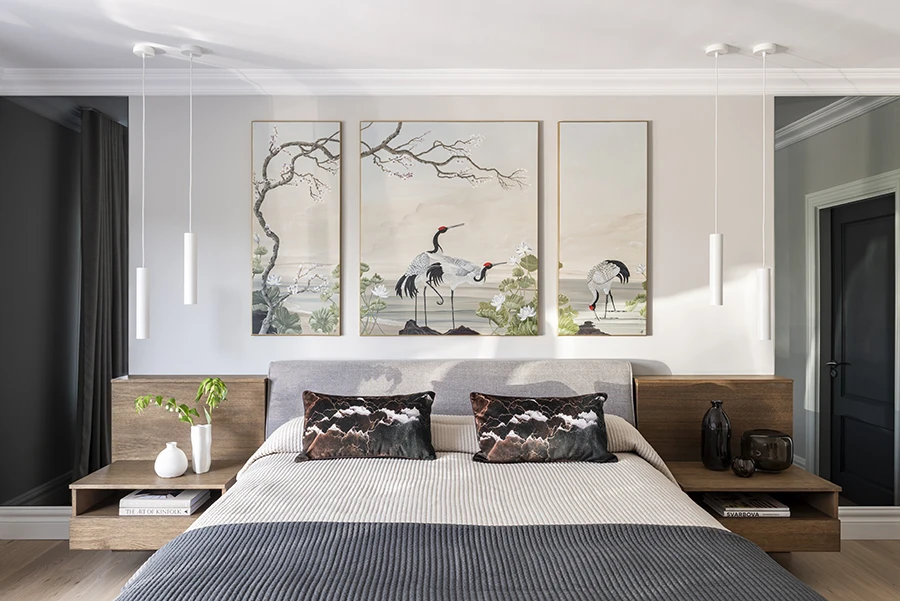 This Sutton house has been given a crisp, sophisticated update