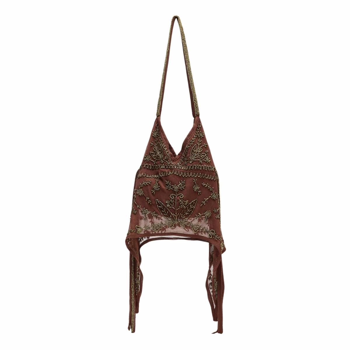 Rhinestone bucket bag, €45.95