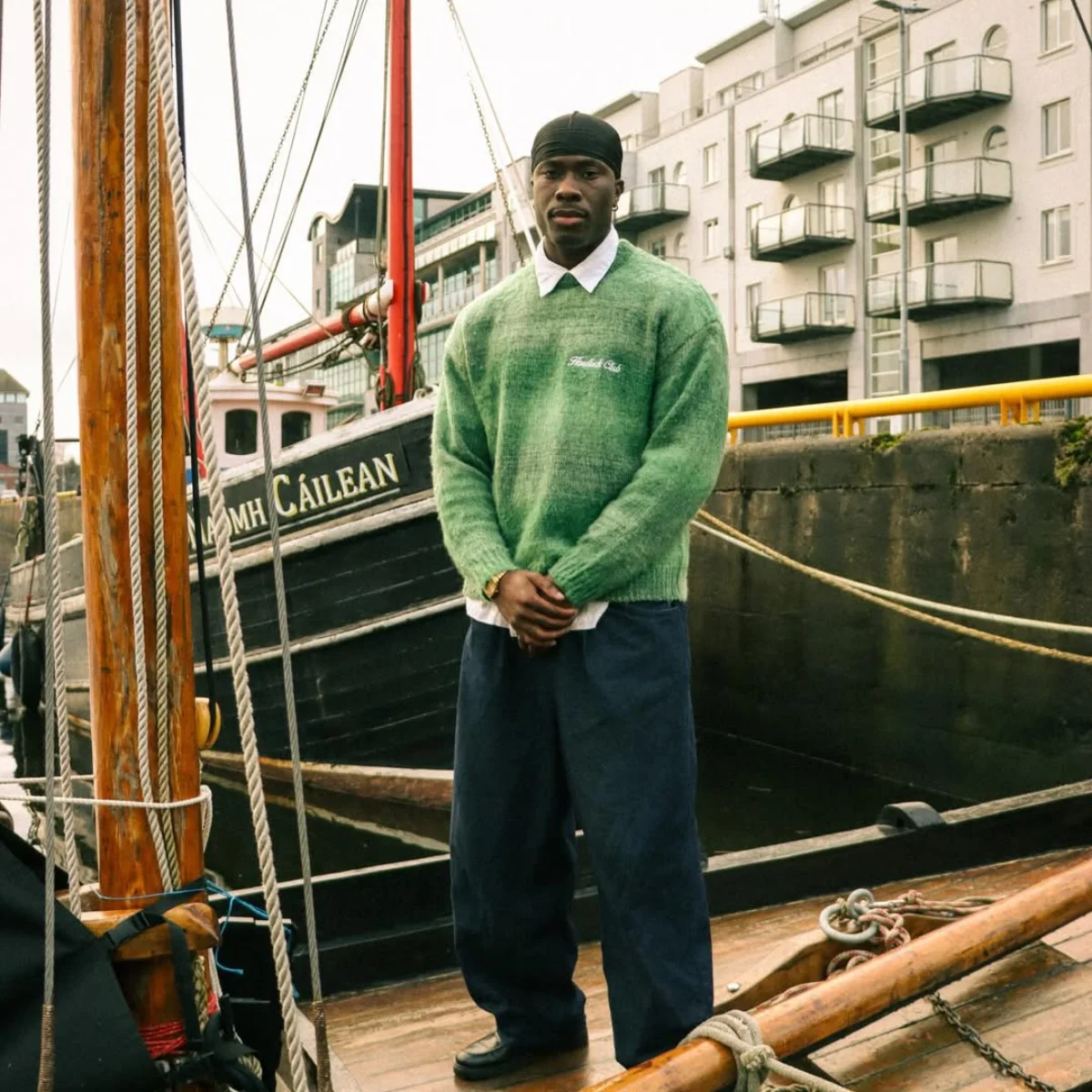 Hardluck Club Green Mohair Sweater