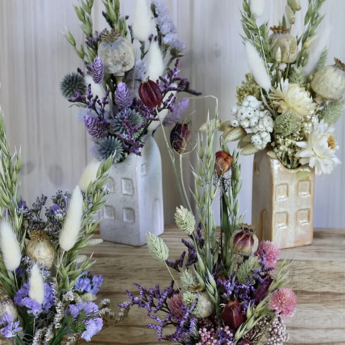 Paper Daisy Mini Dried Flower Vase, €26