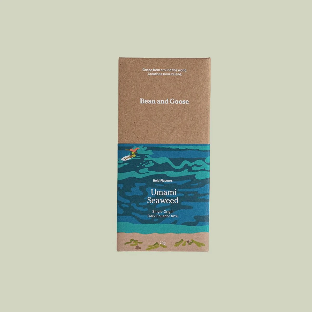 Umami Seaweed Dark Chocolate Bar, €7.50