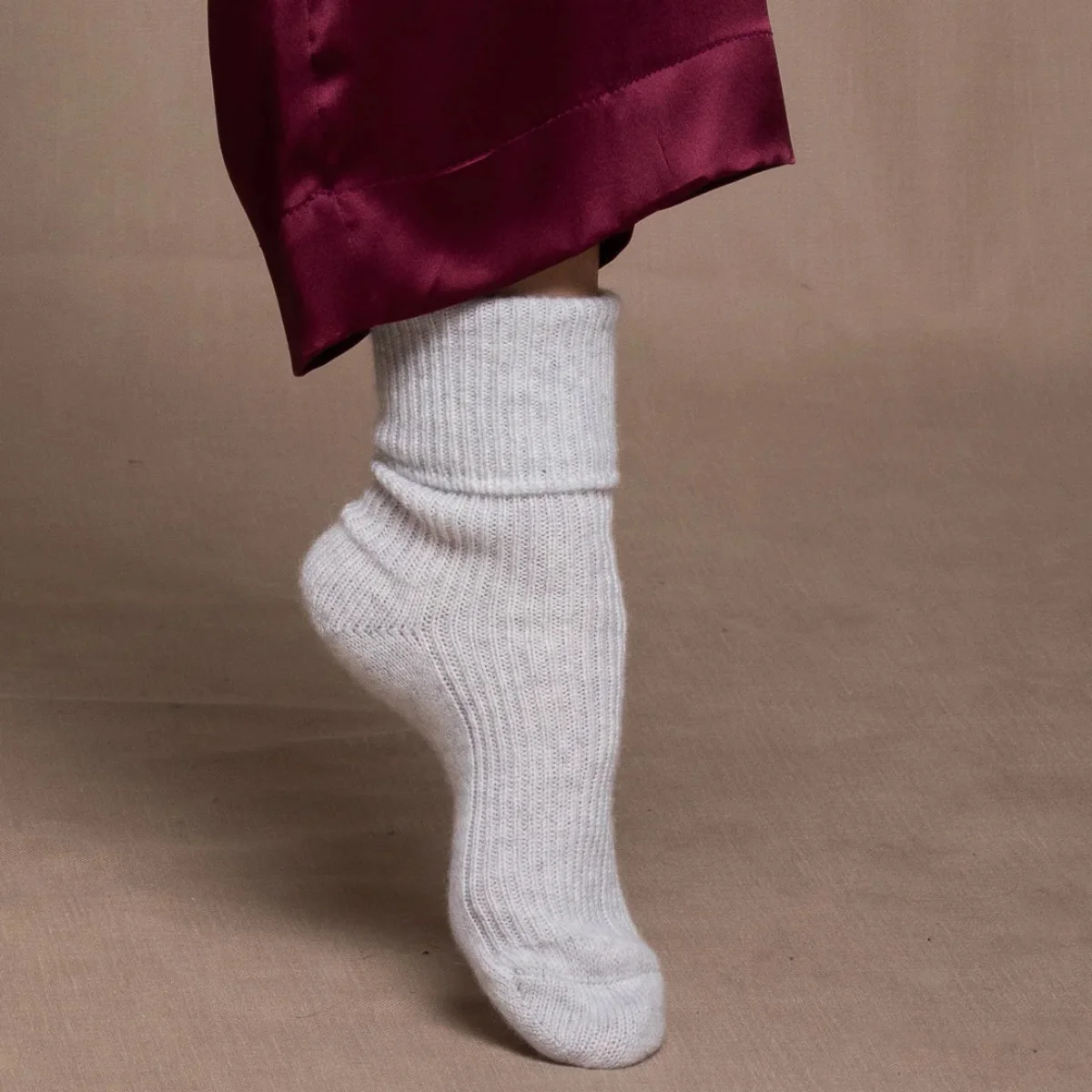 Madigan Cashmere Bed Socks, €70