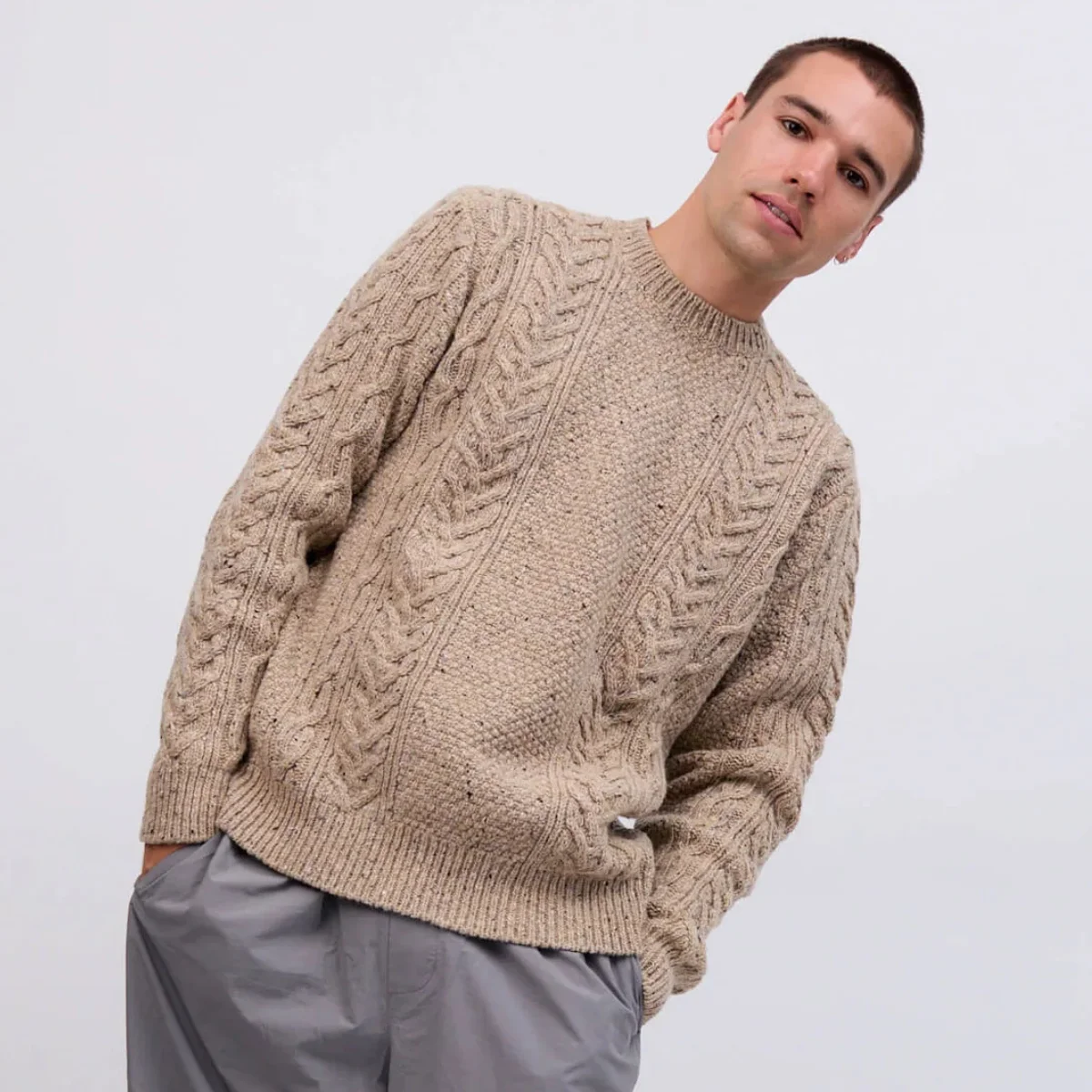 Moss + Cable The Soft Donegal Aran, €210