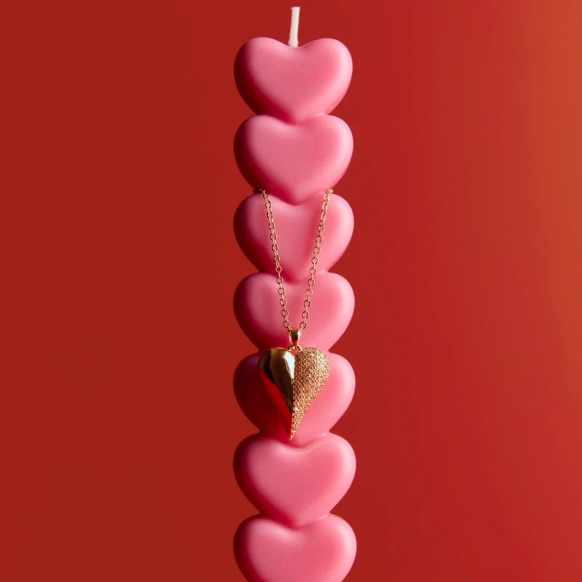 M&S 2 Pack Heart Dinner Candles, €10