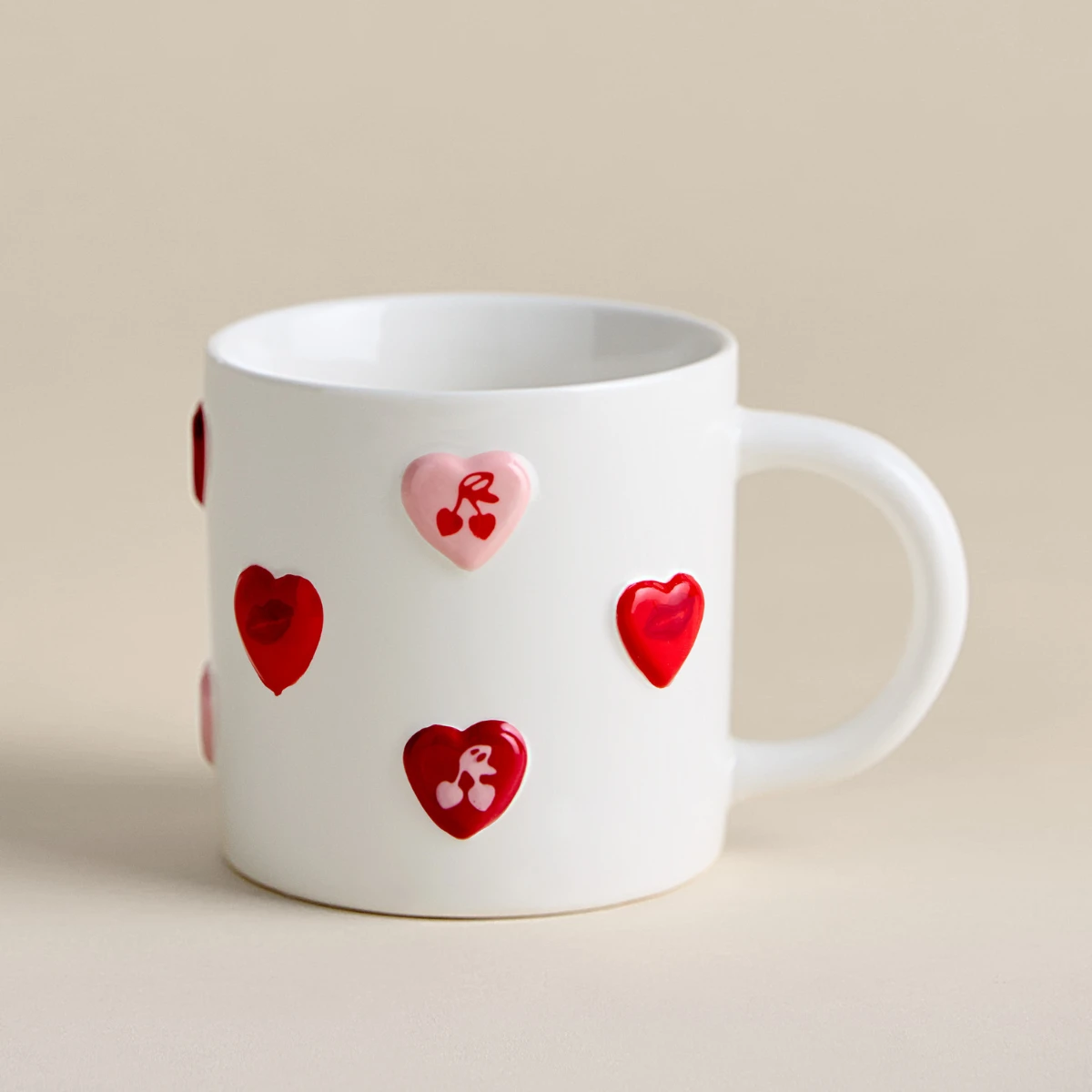 M&S 3D Hearts Valentines Mug, €7.75