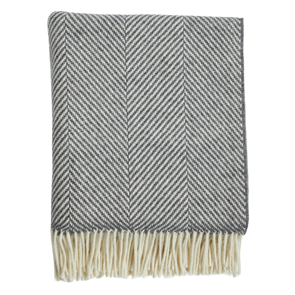 Foxford Oxford Herringbone Merino Throw, €129