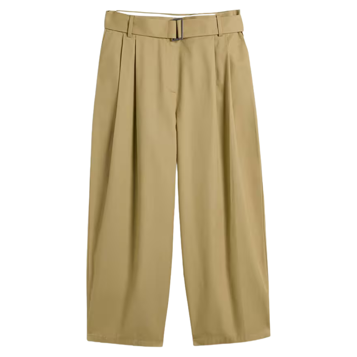 Pistachio barrel-leg trousers, €32