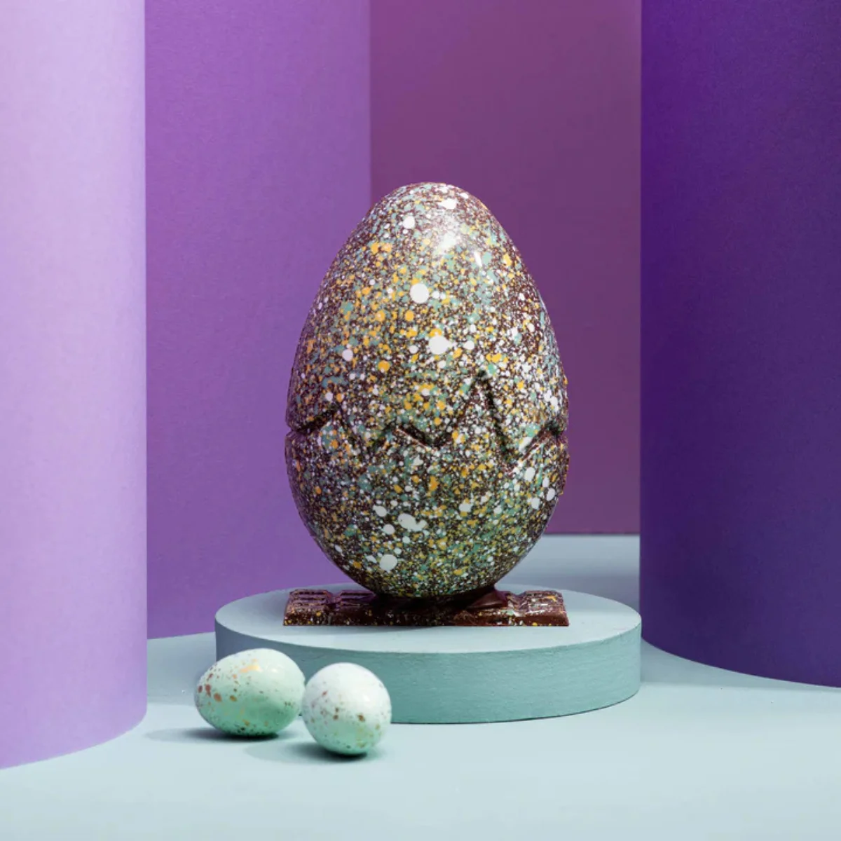 Hazel Mountain Chocolate Pistachio and Raspberry 42% Milk Chocolate Easter Egg, €34.95