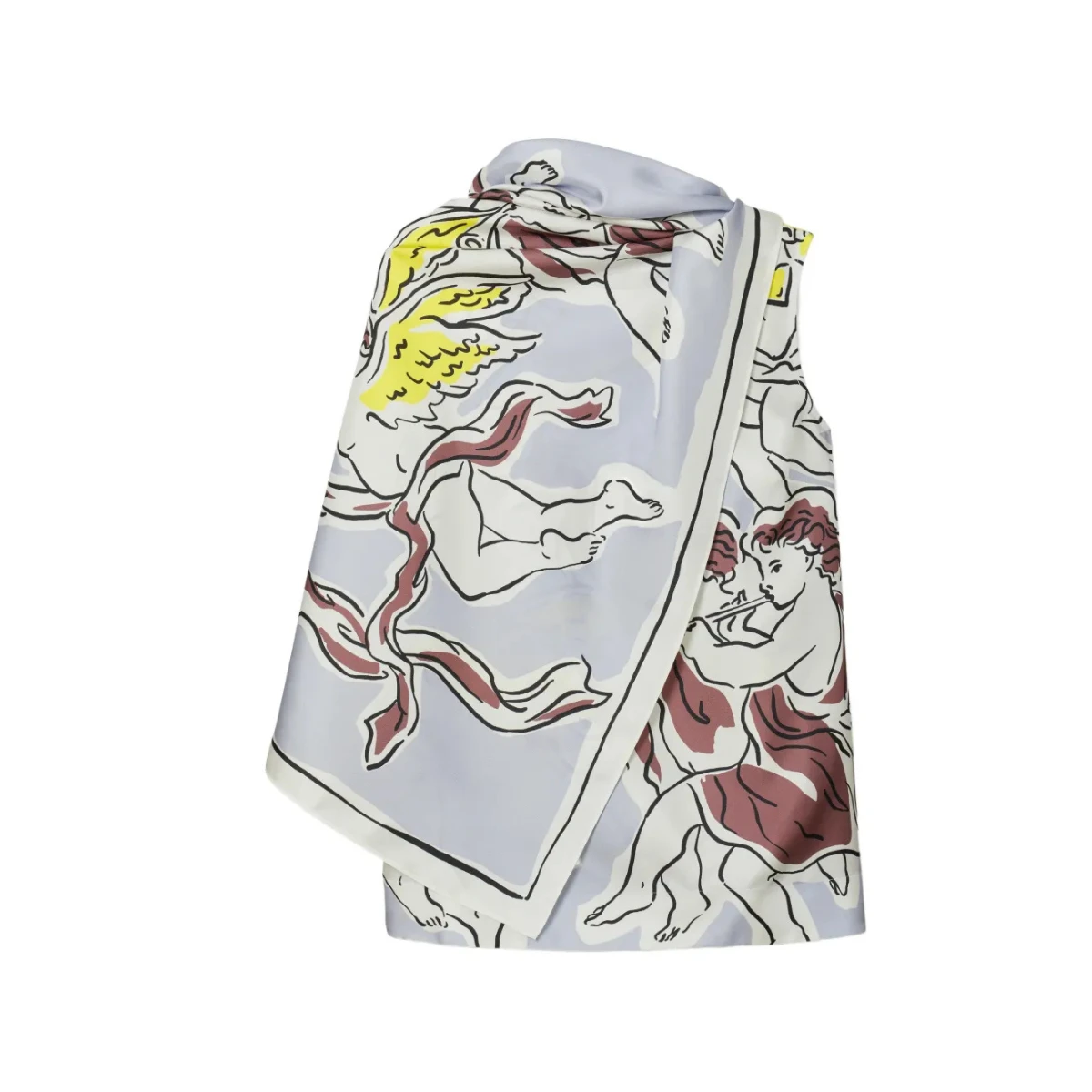 Tory Burch Printed Silk Cape Top, €695