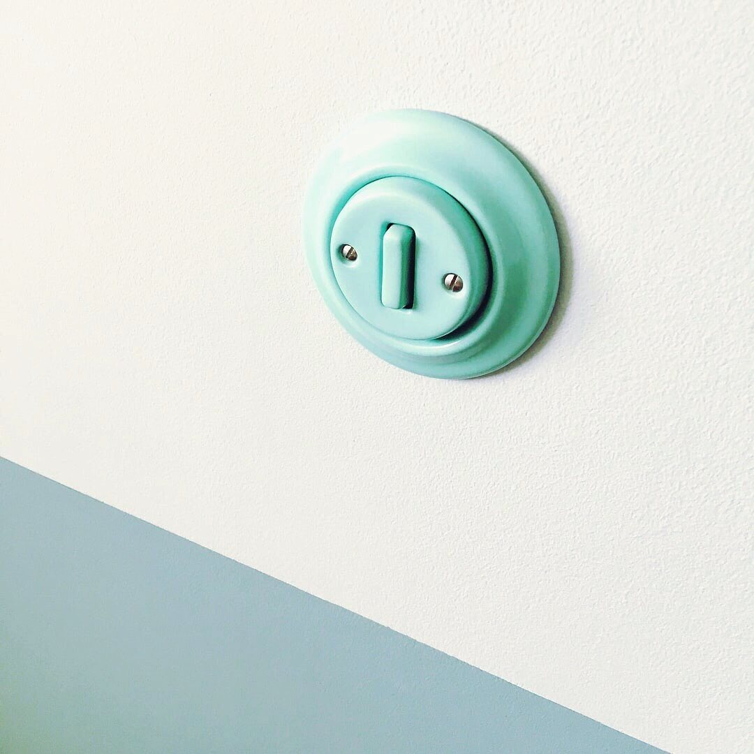 Changing the colour of light switches can add personality as well as practicality. Photo: Swtch