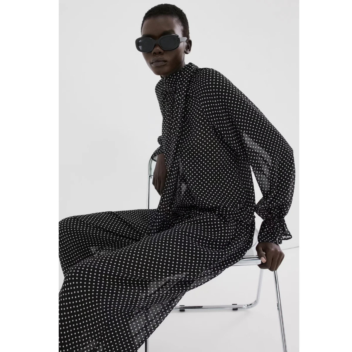 Mango High Neck Blouse, €39.99