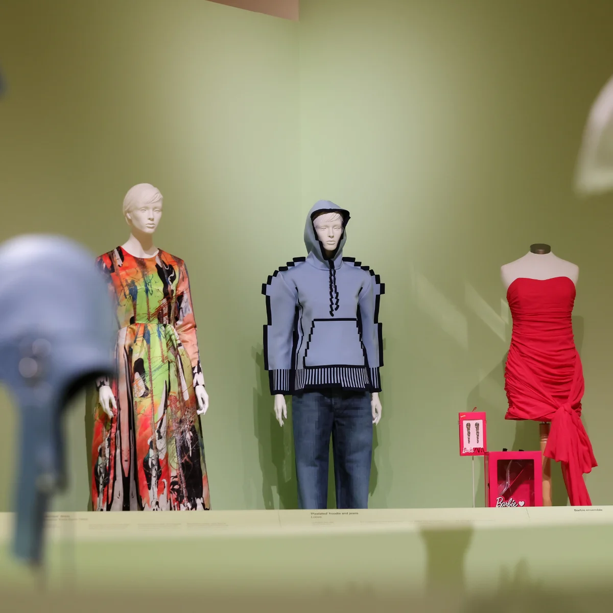 Loewe ‘Pixelated’ hoodie and jeans, Jonathan Anderson for Loewe, Spring/Summer 2023.