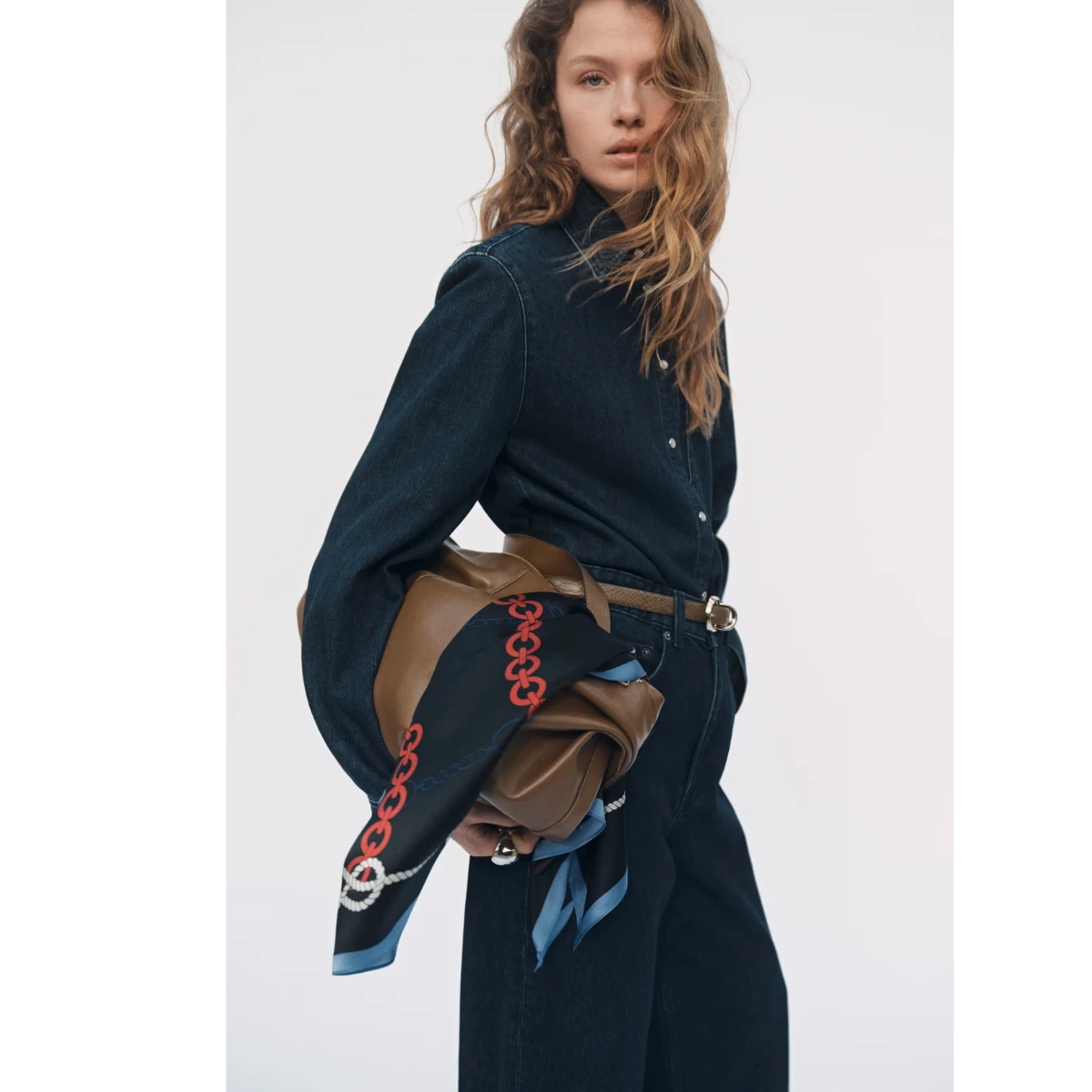 H&M Printed Silk Scarf, €50